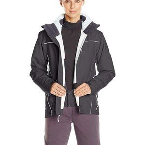 New NuDown Women's Mount Tallac Jacket Asphalt Recco Technology Nutech - Size S